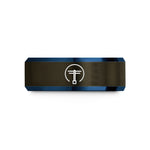 best presents for her – gunmetal & blue tungsten dipole antenna wedding band