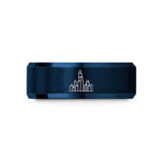 tungsten promise bands – blue tungsten chicago skyline wedding band