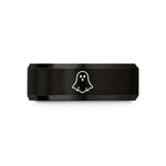 romantic presents for couples – black tungsten floating apparition wedding band
