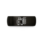 best presents for wife – black tungsten air compressor wedding band