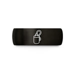 personalized presents for couples – black tungsten throw bag wedding band