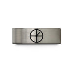 romantic present sets men – blue & grey tungsten time dial wedding band