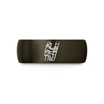 thoughtful presents for family – gunmetal & black tungsten firefighter on ladder wedding band