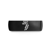 custom bands for couples – black tungsten trencher attachment wedding band