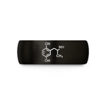 unique presents for her – black & gold tungsten adrenaline epinephrine molecule wedding band