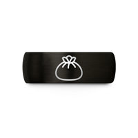 unique boyfriend present ideas – black tungsten bao bun wedding band