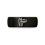 personalized presents for him – black tungsten vernier caliper wedding band