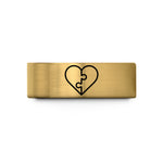 tungsten ring for guys – gold tungsten puzzle halves wedding band