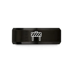 best present ideas mom – black tungsten barricade wedding band
