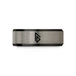 presents moms will love – black & gray tungsten eihwaz wedding band