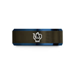 best jewelry for her – gunmetal & blue tungsten copper cu wedding band