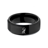 special presents for wife – black tungsten stairway to heaven wedding band