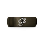 special presents for him – gunmetal & black tungsten iguana on branch wedding band