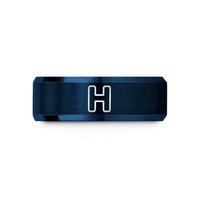 valentine presents for sister – blue tungsten hydrogen h wedding band