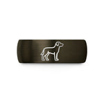 best presents for siblings – gunmetal & black tungsten standing dog wedding band