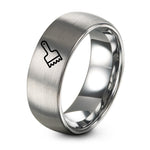 Valentines Day Gifts Grandma – gray tungsten grill scraper ring