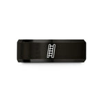 romantic presents for her – black tungsten ladder wedding band