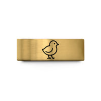 tungsten bands for couples – gold tungsten chick wedding band