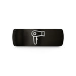 special presents for her – black & gold tungsten hair dryer wedding band