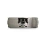 special presents for wife – silver tungsten piano keys wedding band