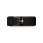 special presents for wife – black tungsten kudu wedding band