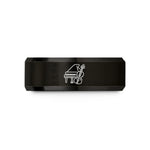 unique jewelry for couples – black tungsten piano violin keys wedding band