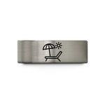 unique promise rings her – blue & gray tungsten umbrella chair wedding band