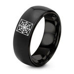 swatch color sample for Spider Web Border ring style 01