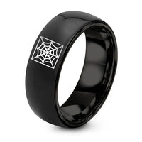 swatch color sample for Spider Web Border ring style 01