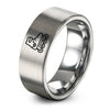 Inline Skates – Tungsten Wedding Band, 8 mm, Gray Comfort-Fit Unisex