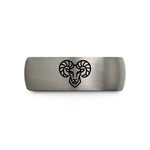 best presents for couples – gray tungsten ram wedding band