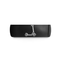 engraved rings for her – black tungsten kick scooter wedding band