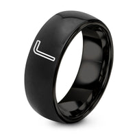 Valentines Gifts for Her – black tungsten hex key allen ring