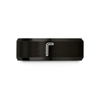 unique presents for women – black tungsten hex key allen wedding band