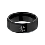 best jewelry for her – black tungsten maltese cross wedding band
