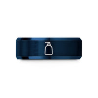 tungsten rings for men – blue tungsten dispenser bottle wedding band