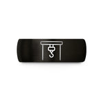 unique presents for guys – black tungsten overhead crane wedding band
