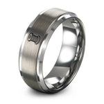 grey tungsten bobbin ring