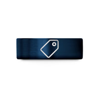 rose gold rings women – blue tungsten tag label wedding band