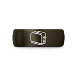 comfort fit wedding bands – gunmetal & black tungsten toaster wedding band