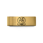 engraved wedding bands set – gold tungsten couple heart wedding band