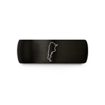 engraved rings for couples – black tungsten argentina wedding band