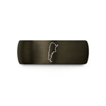 anniversary bands for him – gunmetal & black tungsten argentina wedding band