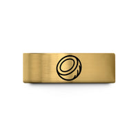 matching rings for couples – gold tungsten coconut wedding band