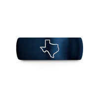 anniversary presents for couples – blue tungsten texas wedding band