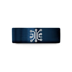 couples anniversary present ideas – blue tungsten circuit board trace wedding band