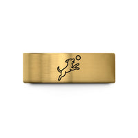 tungsten wedding bands men – gold tungsten dog leaping wedding band