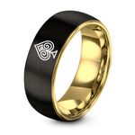 swatch color sample for Spade Pattern ring style 01