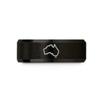 tungsten comfort fit rings – black tungsten australia wedding band