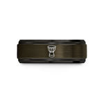 tungsten wedding bands – gunmetal & black tungsten djembe wedding band